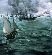 The Battle of the Kearsarge and the Alabama Edouard Manet